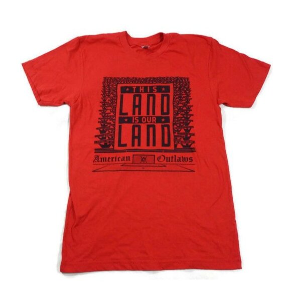 American Apparel American Outlaws T-Shirt Men S Lot of 2 Patriotic Americana USA - Picture 5 of 8